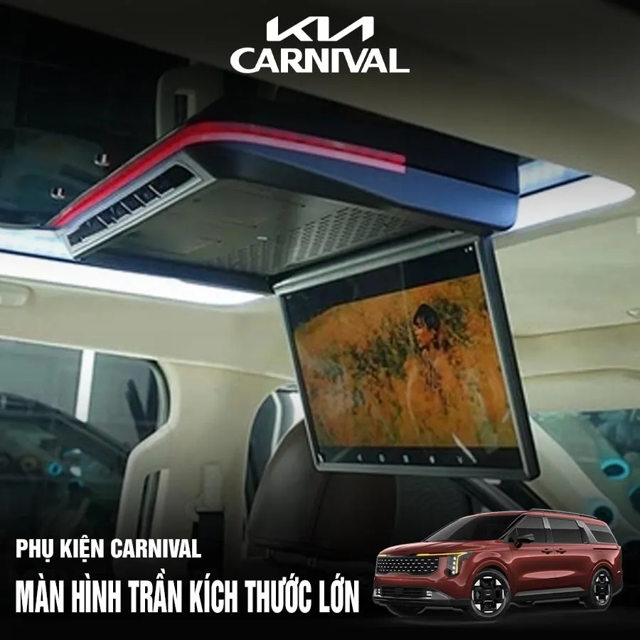 Màn hình trần kích thước lớn cho xe ô tô