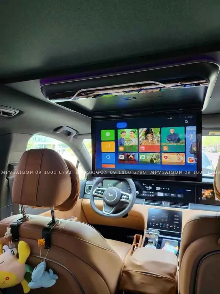 Màn hình trần Panorama cho xe cửa sổ trời toàn cảnh - Ảnh 28