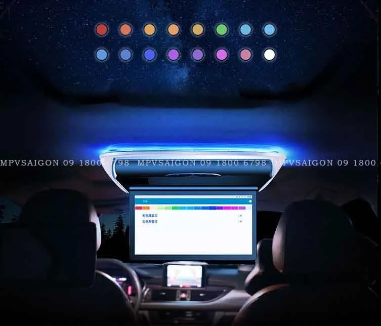 Màn hình trần Panorama cho xe cửa sổ trời toàn cảnh - Ảnh 31