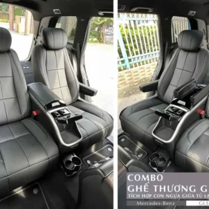 Mercedes - Benz GLS - BROCHURE Combo Ghế Thương Gia Tích Hợp Con Ngựa Giữa Tủ Lạnh