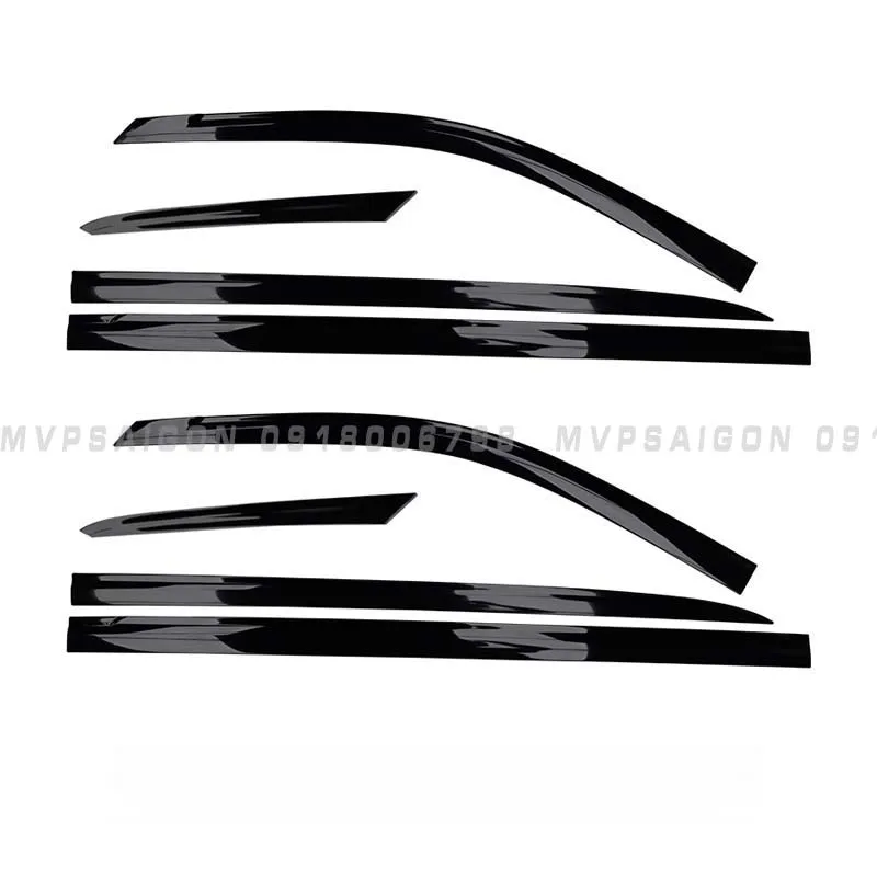 Nâng cấp bộ nẹp chân kính Benz V250 chrome và titan - Ảnh 8