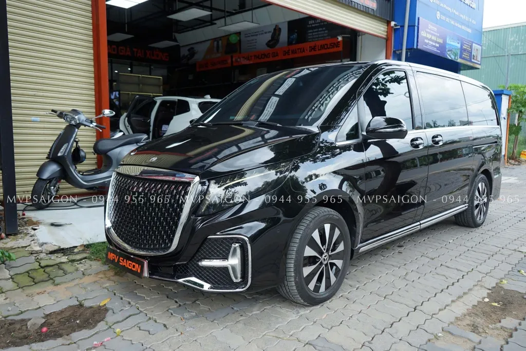 Nâng cấp body kit MERCEDES BENZ V250 bản 2024 - mẫu Starry - Ảnh 19
