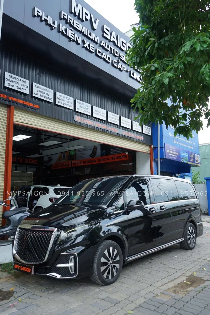 Nâng cấp body kit MERCEDES BENZ V250 bản 2024 - mẫu Starry - Ảnh 21