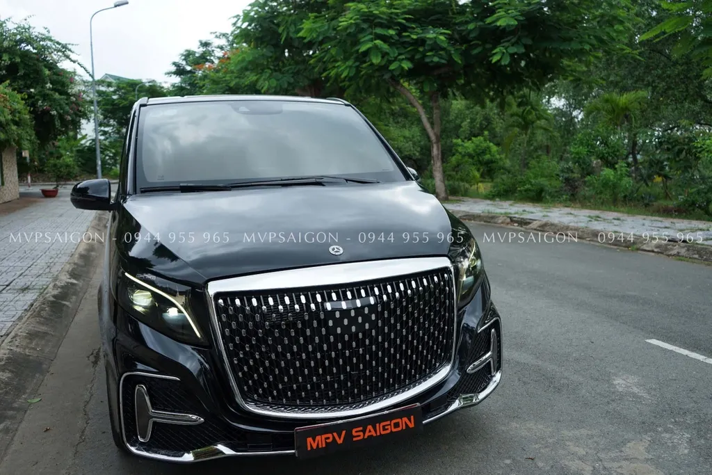 Nâng cấp body kit MERCEDES BENZ V250 bản 2024 - mẫu Starry - Ảnh 55