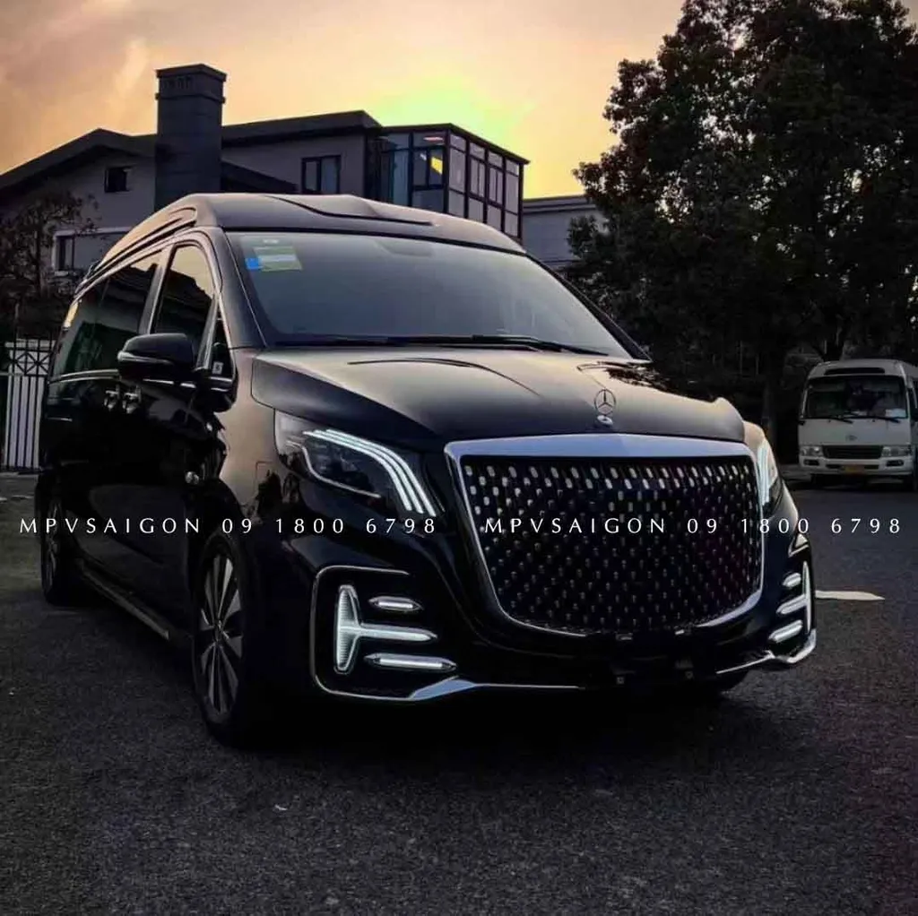 Nâng cấp body kit MERCEDES BENZ V250 bản 2024 - mẫu Starry - Ảnh 44