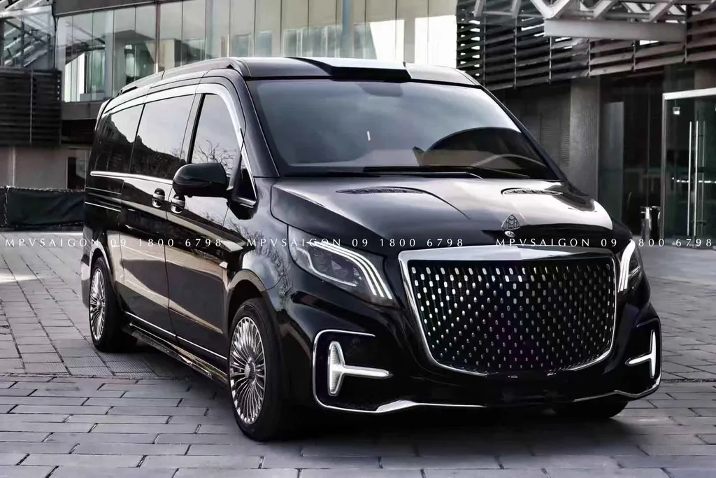 Nâng cấp body kit MERCEDES BENZ V250 bản 2024 - mẫu Starry - Ảnh 43