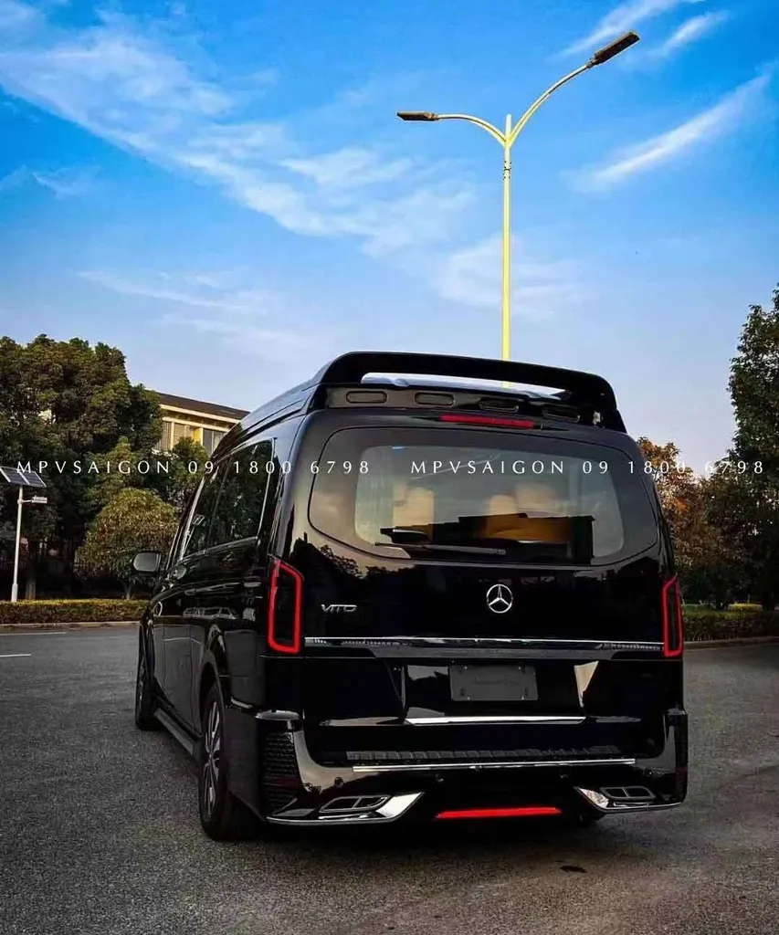 Nâng cấp body kit MERCEDES BENZ V250 bản 2024 - mẫu Starry - Ảnh 42