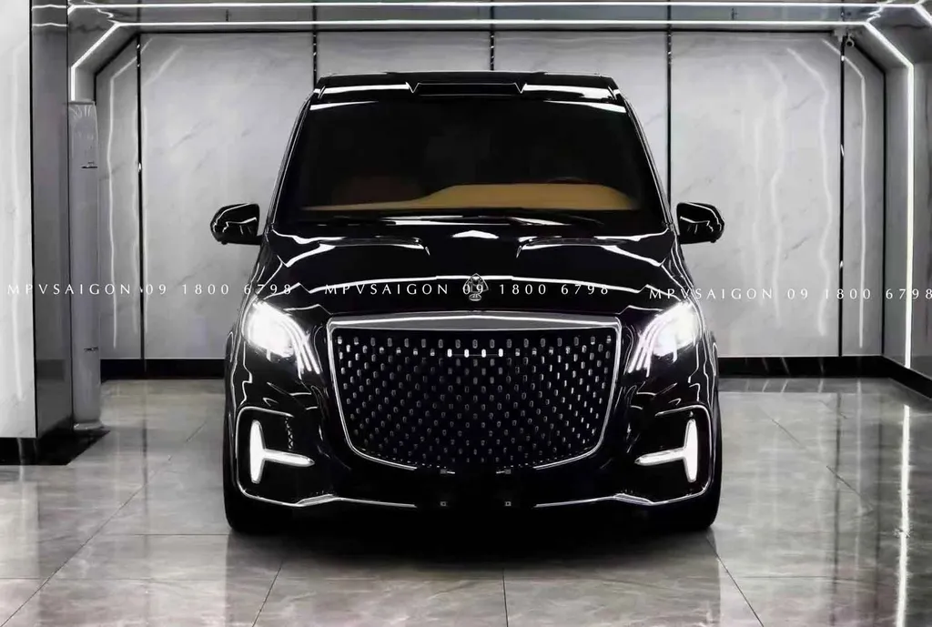 Nâng cấp body kit MERCEDES BENZ V250 bản 2024 - mẫu Starry - Ảnh 38