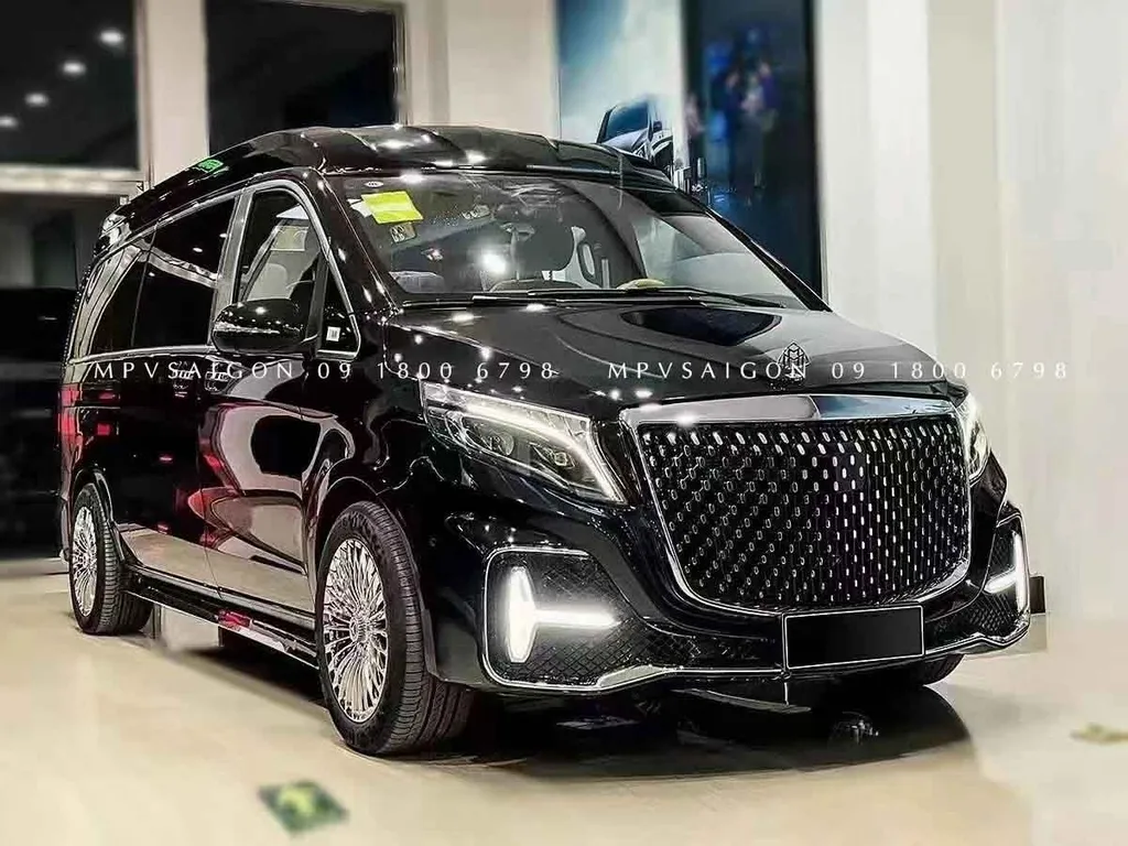 Nâng cấp body kit MERCEDES BENZ V250 bản 2024 - mẫu Starry - Ảnh 37