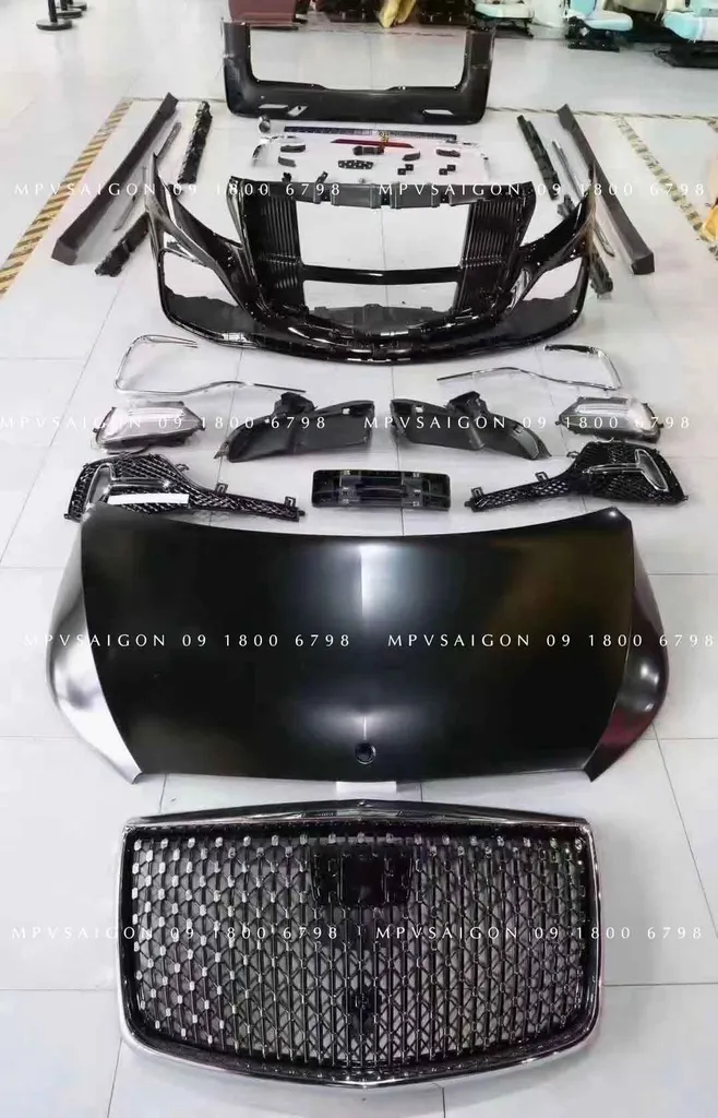 Nâng cấp body kit MERCEDES BENZ V250 bản 2024 - mẫu Starry - Ảnh 36