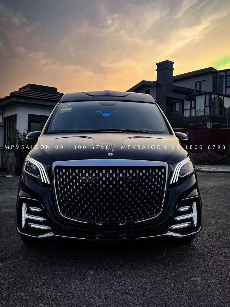 Nâng cấp body kit MERCEDES BENZ V250 bản 2024 - mẫu Starry - Ảnh 33