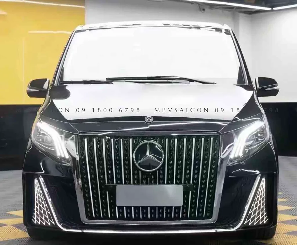 Nâng cấp body kit MERCEDES BENZ V250 bản 2024 - mẫu Starry - Ảnh 29