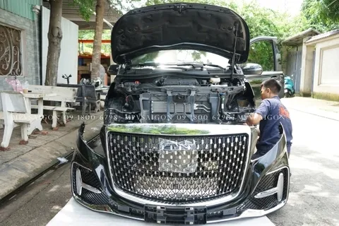 Nâng cấp body kit MERCEDES BENZ V250 bản 2024 - mẫu Starry - Ảnh 28