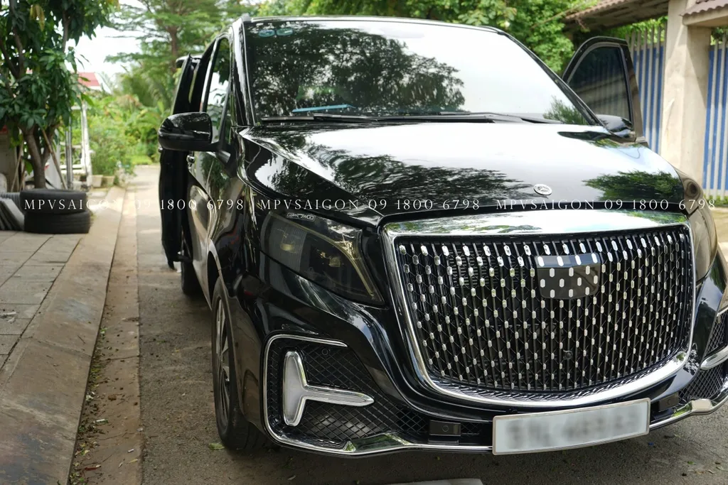 Nâng cấp body kit MERCEDES BENZ V250 bản 2024 - mẫu Starry - Ảnh 9