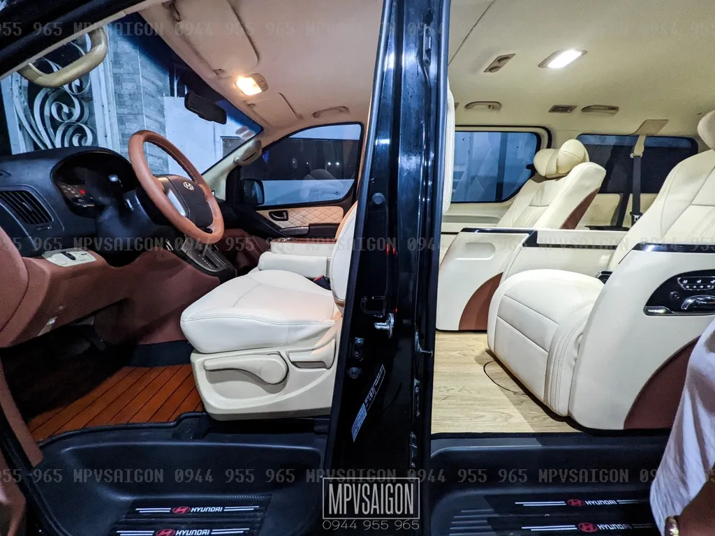 Nâng cấp ghế Limousine Hyundai Starex thương gia - Ảnh 8