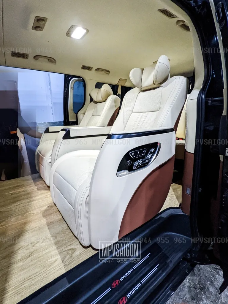 Nâng cấp ghế Limousine Hyundai Starex thương gia - Ảnh 10