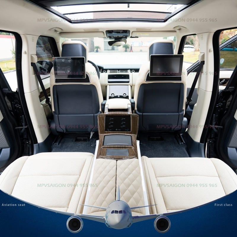Nâng cấp ghế Limousine Lexus LX570 - ghế thương gia MBS