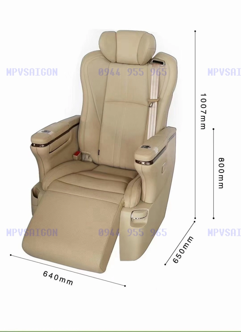 Nâng cấp ghế Limousine Toyota Alphard nhập khẩu