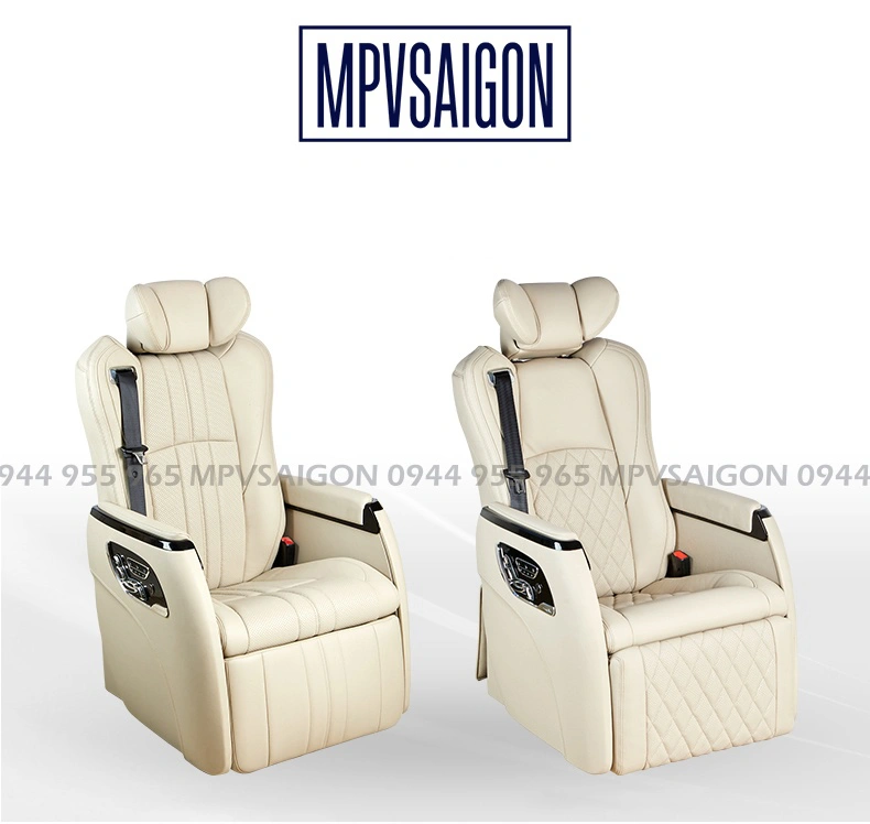 Nâng cấp ghế Limousine Toyota Sienna - Mẫu pha lê Crystal 2