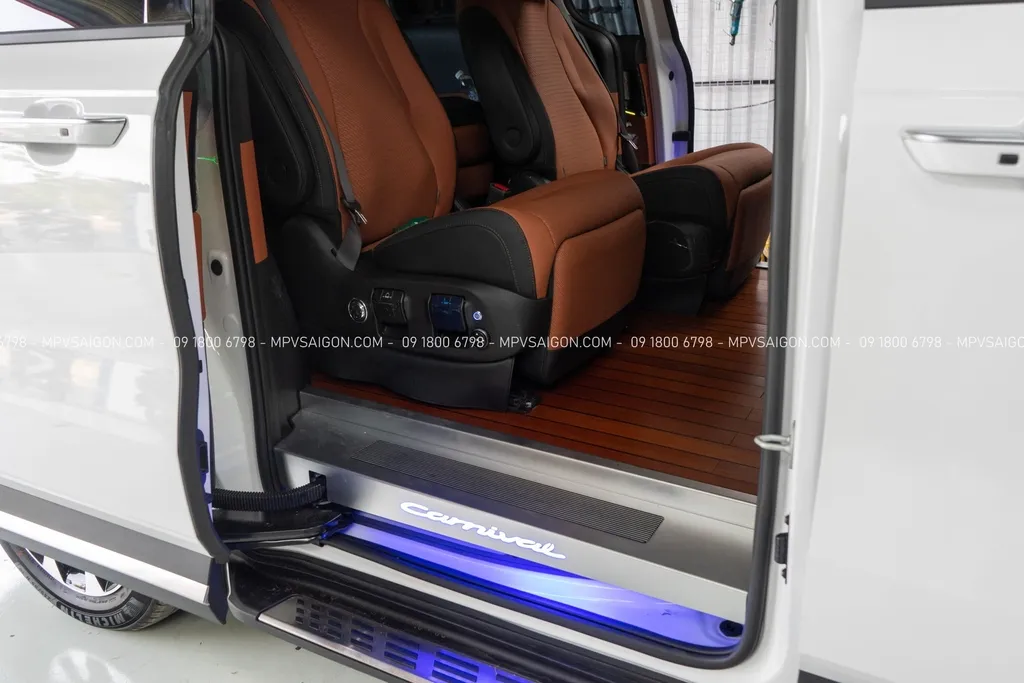 Nâng cấp chỉnh điện- trượt điện 4 hướng ghế Carnival 2025 - Ảnh 5