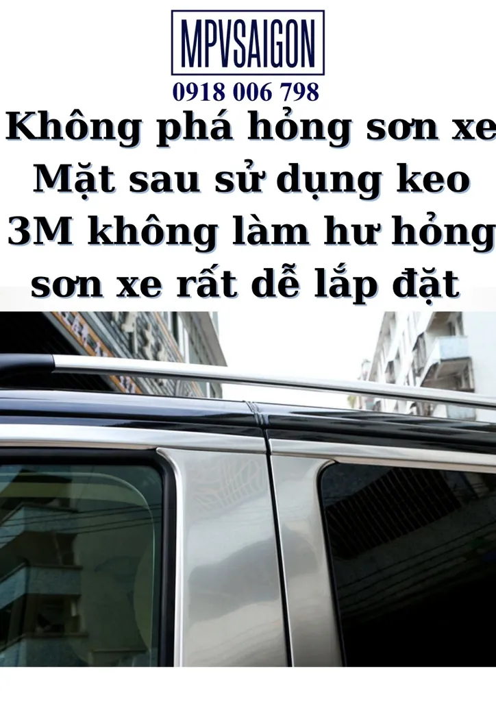 Ốp viền chân kính dành riêng Mercedes V250 - Ảnh 6