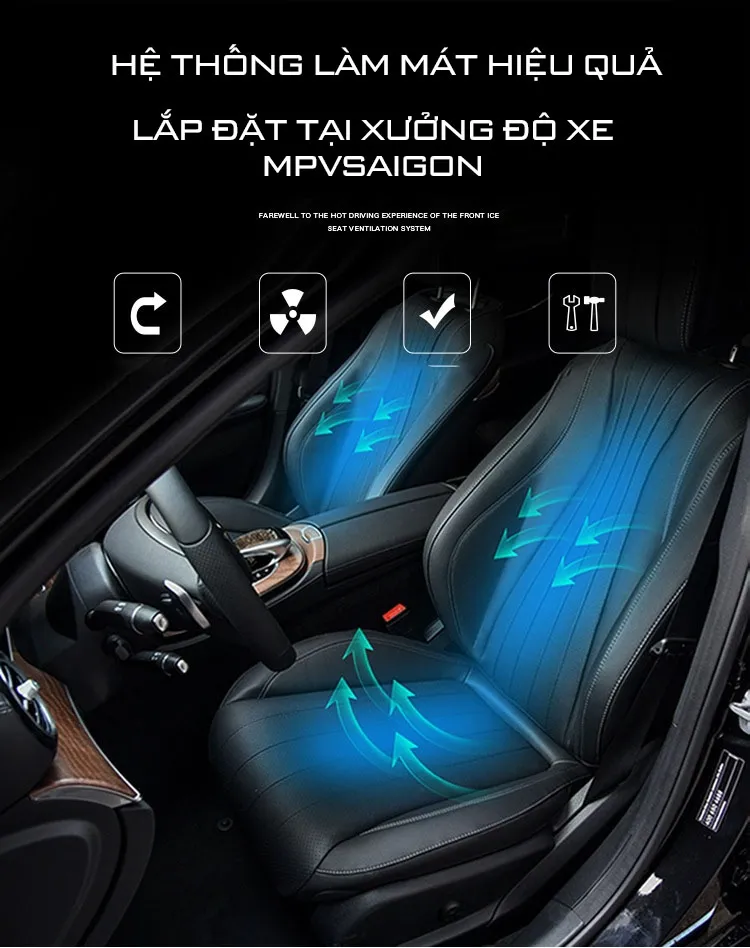 ĐỘ QUẠT GIÓ GHẾ MERCEDES – TIỆN ÍCH ĐỈNH CAO