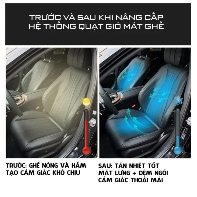 ĐỘ QUẠT GIÓ GHẾ MERCEDES – TIỆN ÍCH ĐỈNH CAO