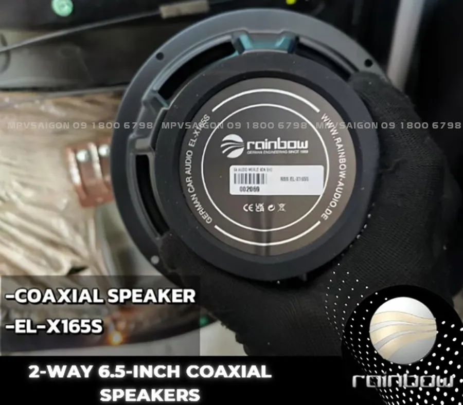 Rainbow Audio EL-X165S - Loa đồng trục 2 chiều 6.5 inch - Ảnh 4