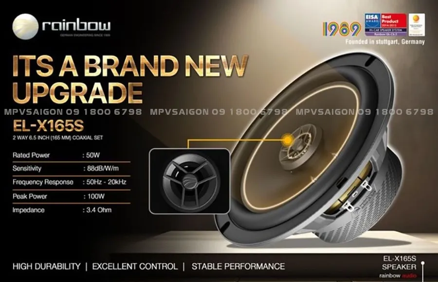 Rainbow Audio EL-X165S - Loa đồng trục 2 chiều 6.5 inch - Ảnh 8