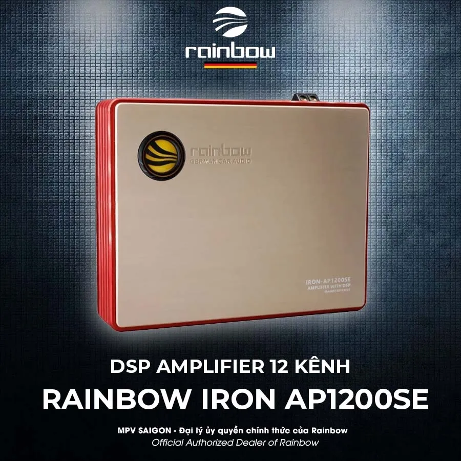 Rainbow Iron AP1200SE - DSP 12 kênh Amplifier Tại MPVSAIGON