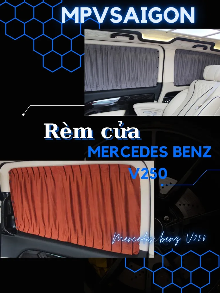 Rèm cửa Mercedes Benz V250 - Ảnh 2