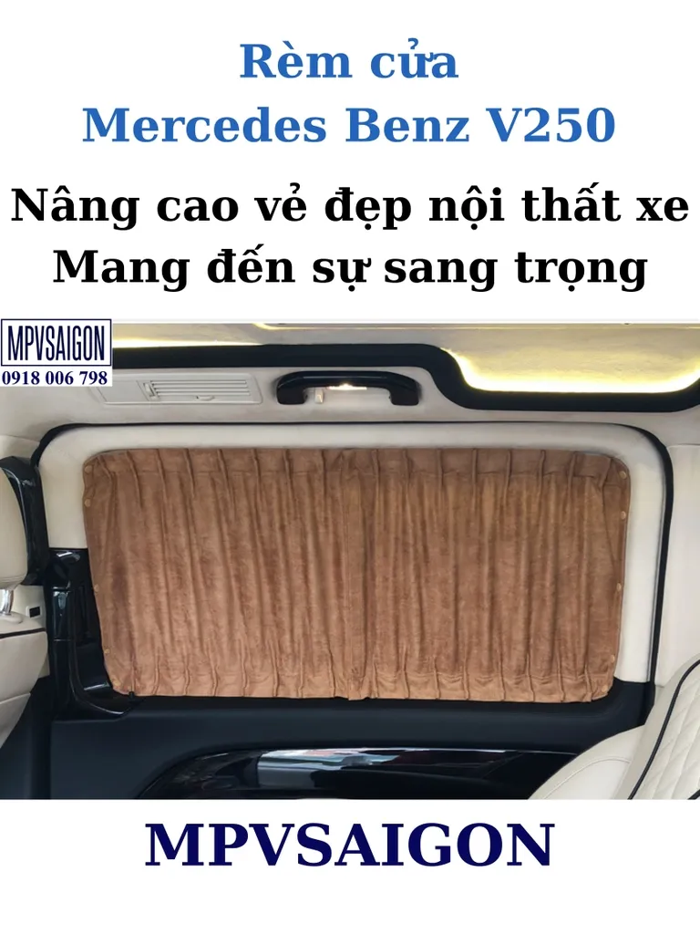 Rèm cửa Mercedes Benz V250 - Ảnh 5
