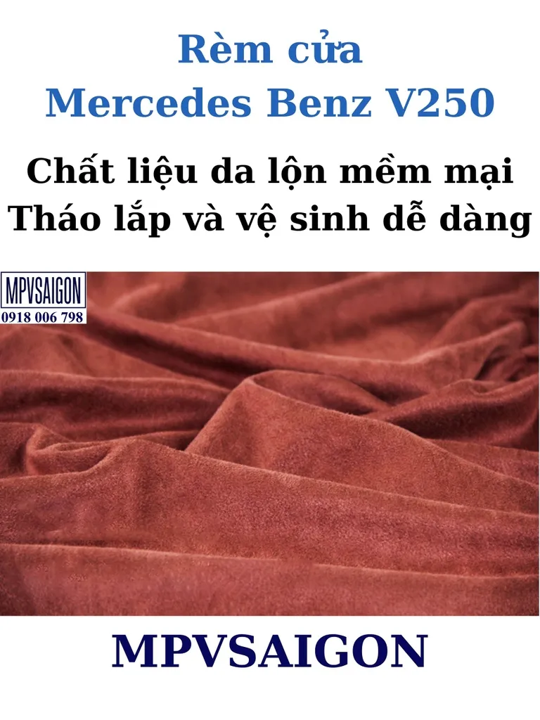Rèm cửa Mercedes Benz V250 - Ảnh 6