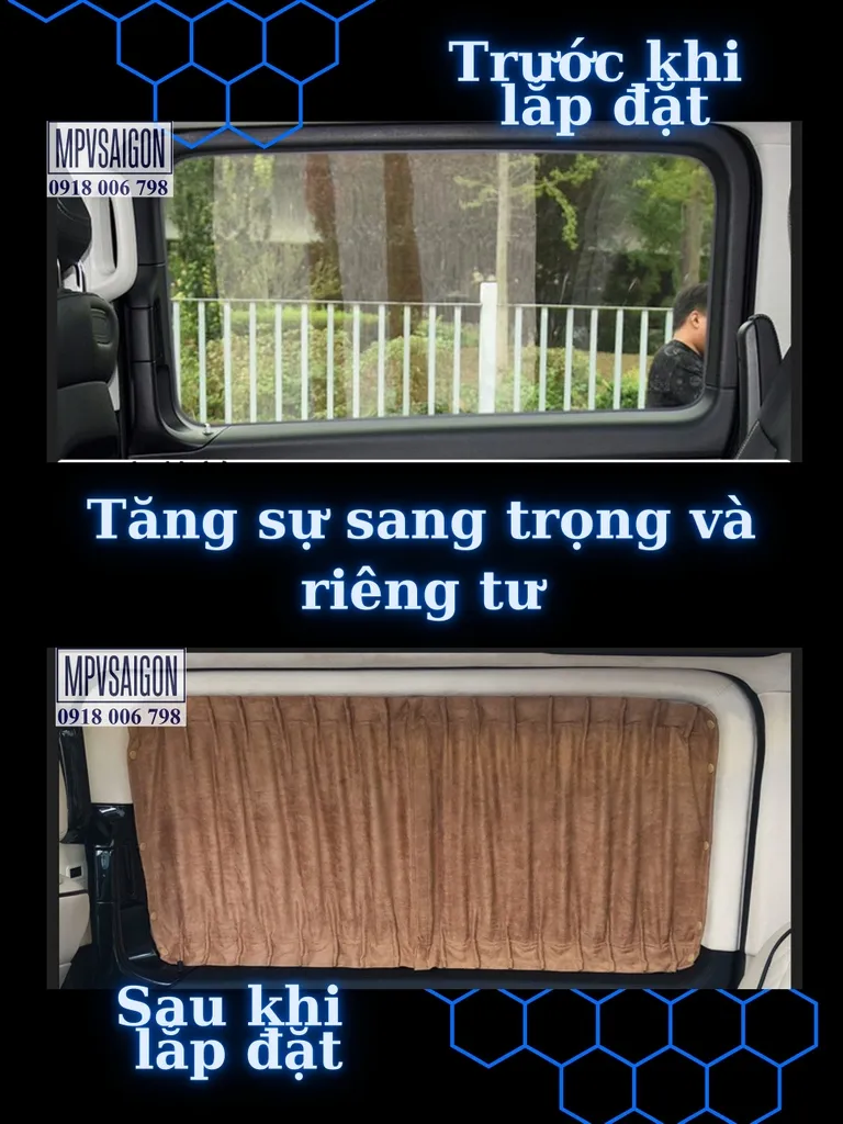 Rèm cửa Mercedes Benz V250 - Ảnh 7