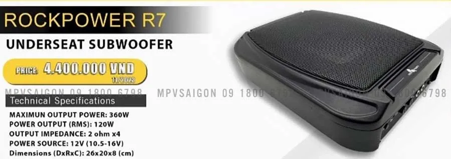 Subwoofer Rockpower R7 - Ảnh 3