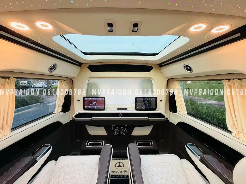 Vách ngăn thương gia Mercedes Benz V250 - Ảnh 7