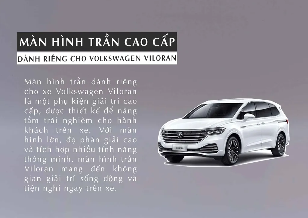 VILORAN - BROCHURE MÀN HÌNH GIẢI TRÍ DÀNH RIÊNG CHO VOLKSWAGEN VILORAN - Ảnh 4