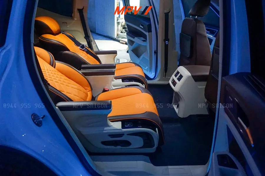 Volkswagen Teramont đổi màu nội thất: Phối màu sang trọng, thi công chuẩn zin - Ảnh 15