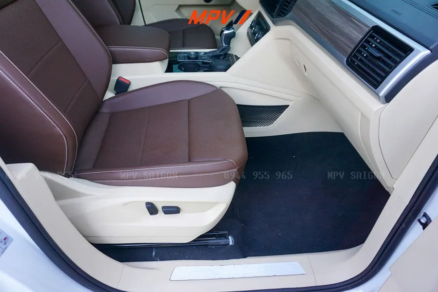 Volkswagen Teramont đổi màu nội thất: Phối màu sang trọng, thi công chuẩn zin - Ảnh 19