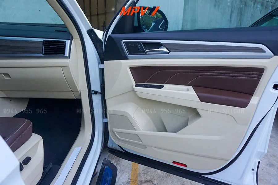 Volkswagen Teramont đổi màu nội thất: Phối màu sang trọng, thi công chuẩn zin - Ảnh 18