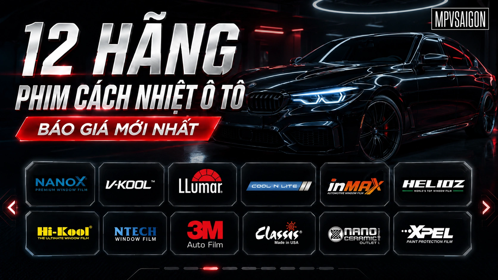 12 HÃNG PHIM CÁCH NHIỆT Ô TÔ – BÁO GIÁ MỚI NHẤT