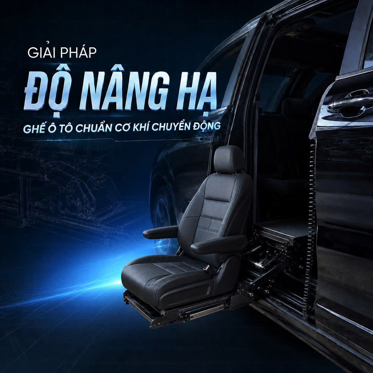 ghe chinh dien nang ha