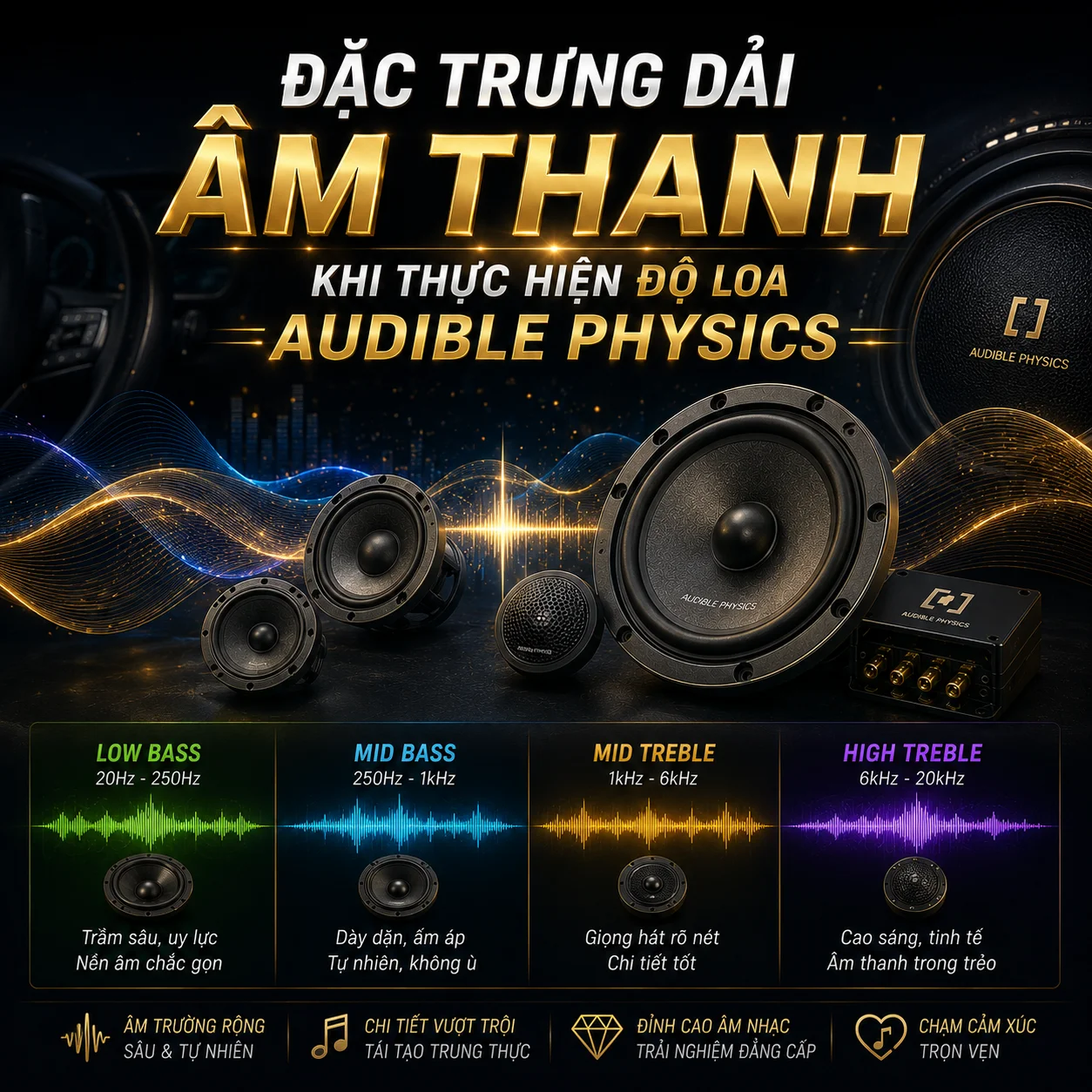 Loa AUDIBLE PHYSICS