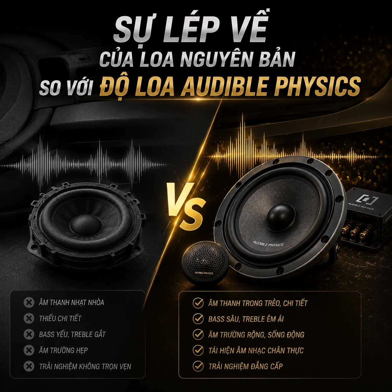 Loa AUDIBLE PHYSICS