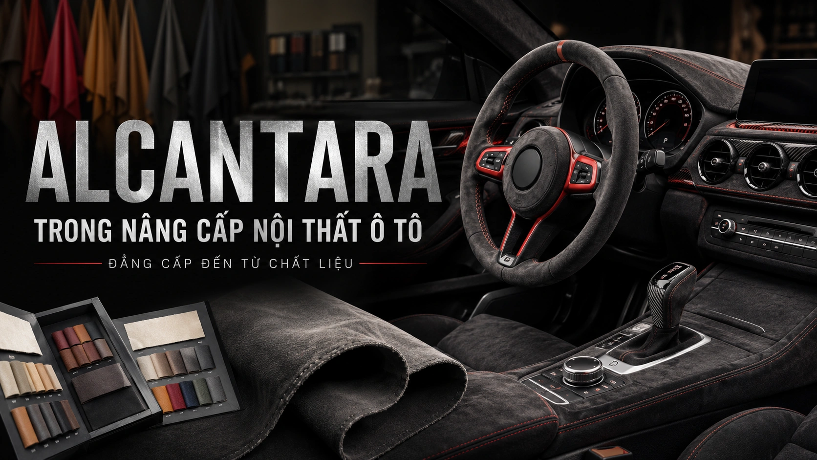 ALCANTARA TRONG NÂNG CẤP NỘI THẤT Ô TÔ: ĐẲNG CẤP ĐẾN TỪ CHẤT LIỆU