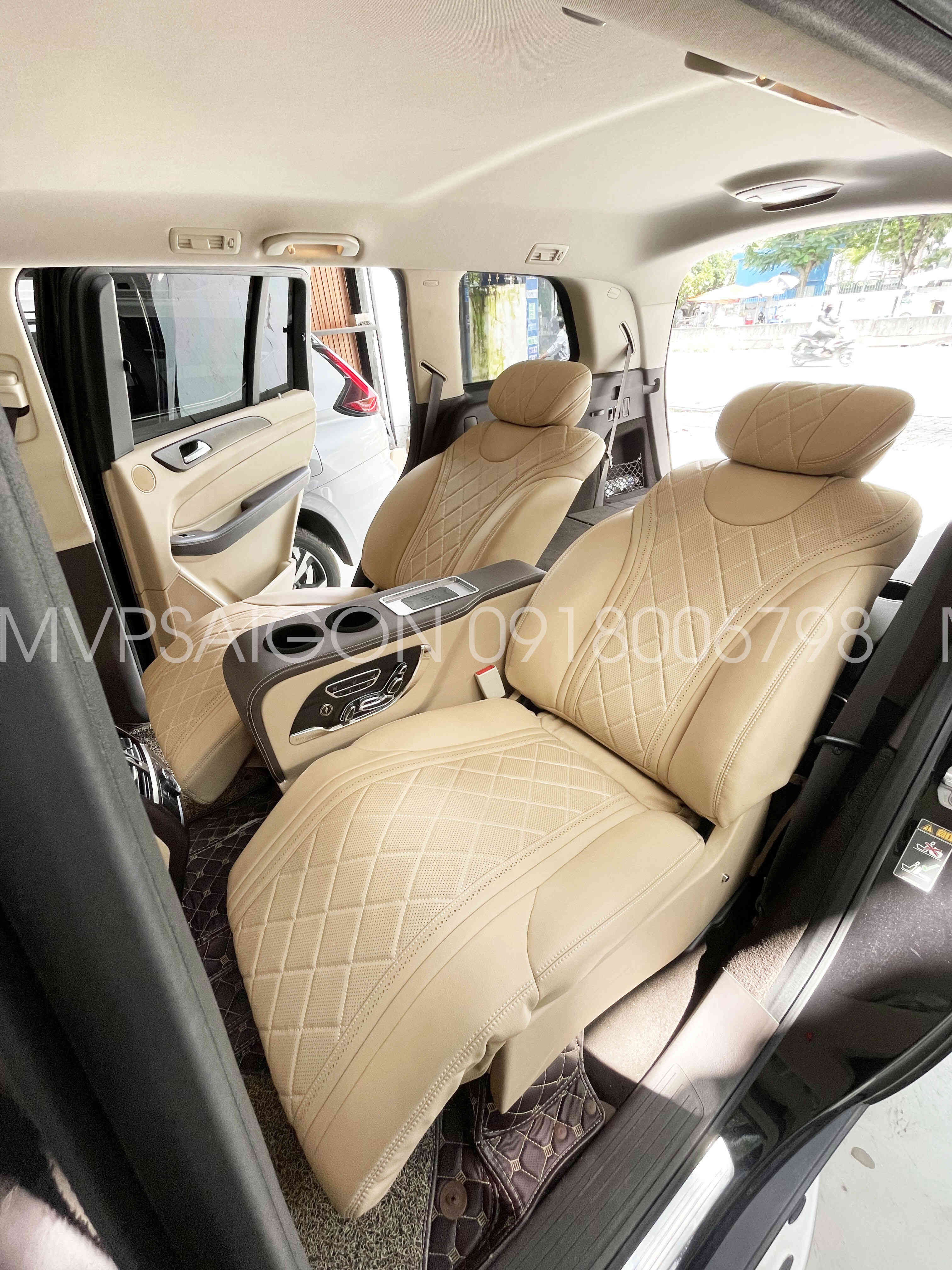 BỘ GHẾ LIMOUSINE MERCEDES BENZ GLS 400 - LẮP ĐẶT HOÀN THIỆN
