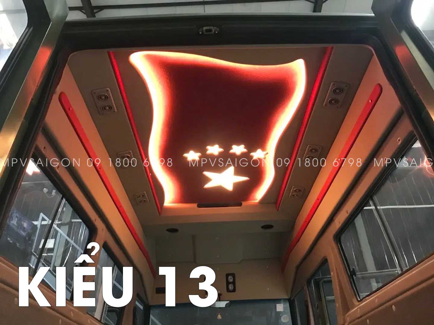 CÁC MẪU ĐÈN TRẦN MERCEDES BENZ V250 TẠI MPVSAIGON