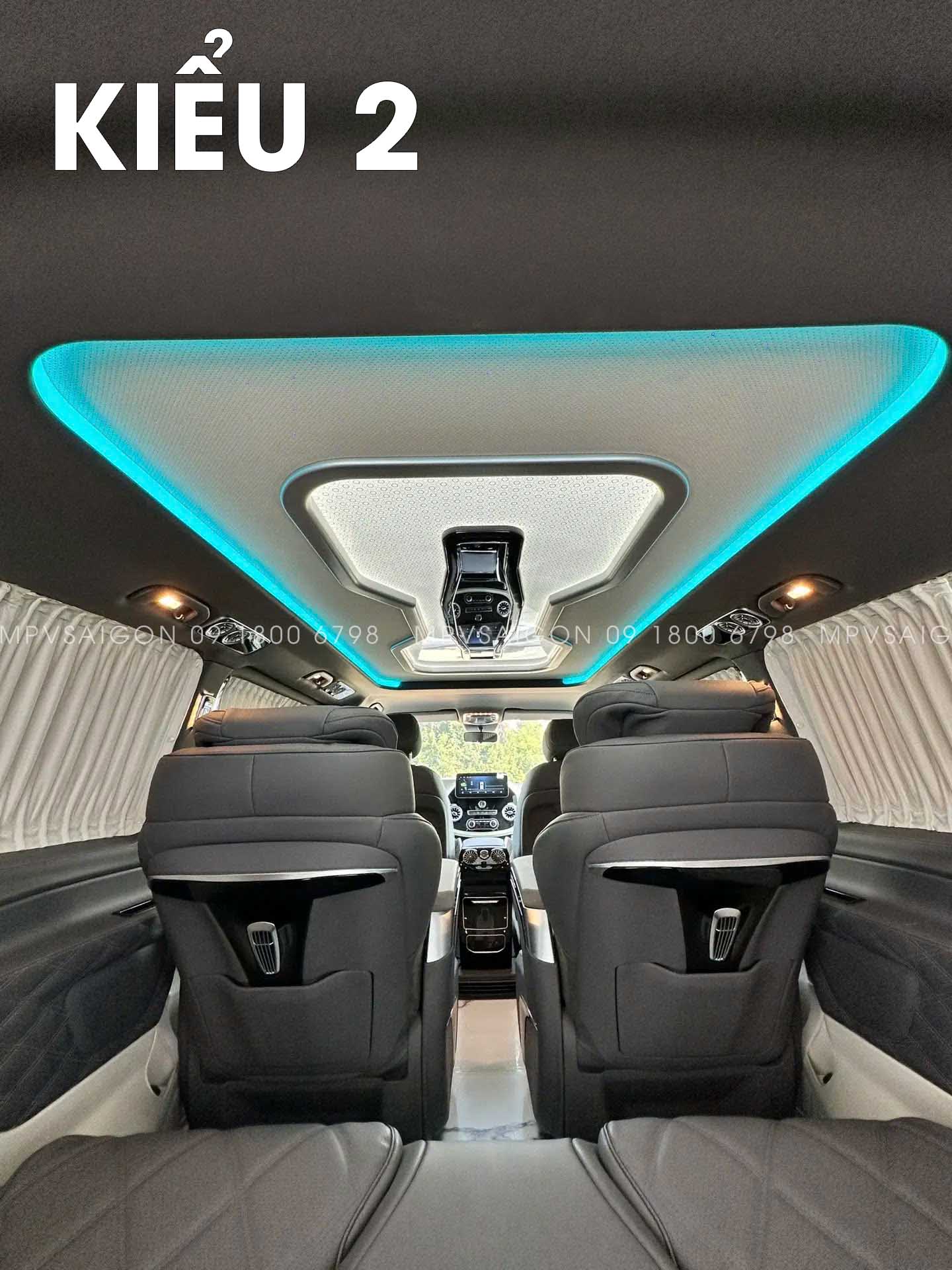 CÁC MẪU ĐÈN TRẦN MERCEDES BENZ V250 TẠI MPVSAIGON