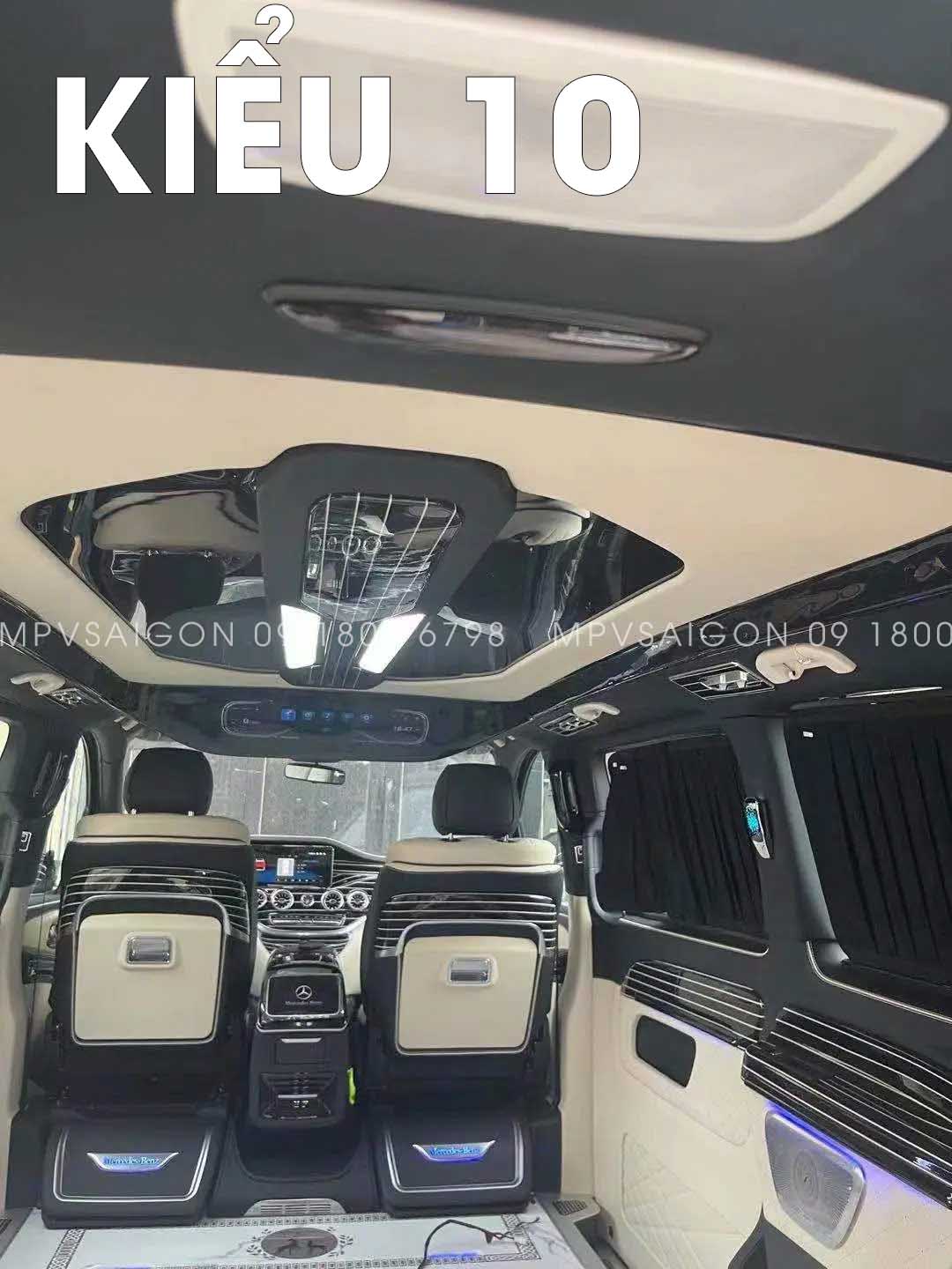 CÁC MẪU ĐÈN TRẦN MERCEDES BENZ V250 TẠI MPVSAIGON