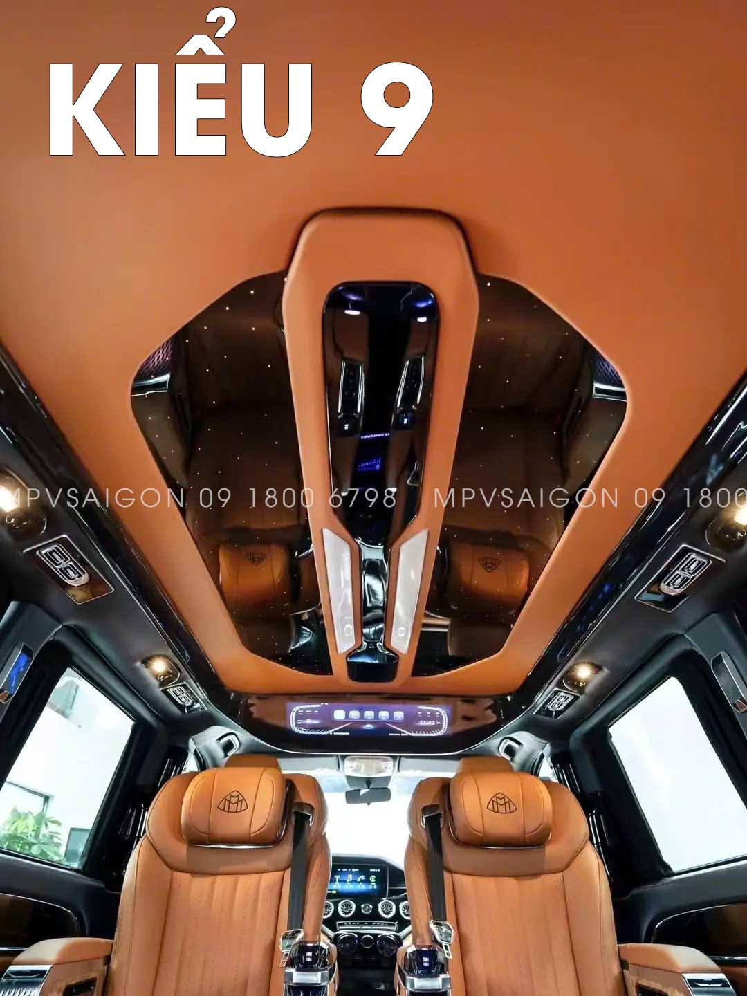 CÁC MẪU ĐÈN TRẦN MERCEDES BENZ V250 TẠI MPVSAIGON